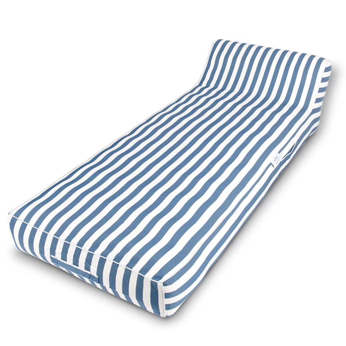 Spire Paradisus Inflatable Pool Lounge Blue Stripe 2 Air Chambers Side Pockets