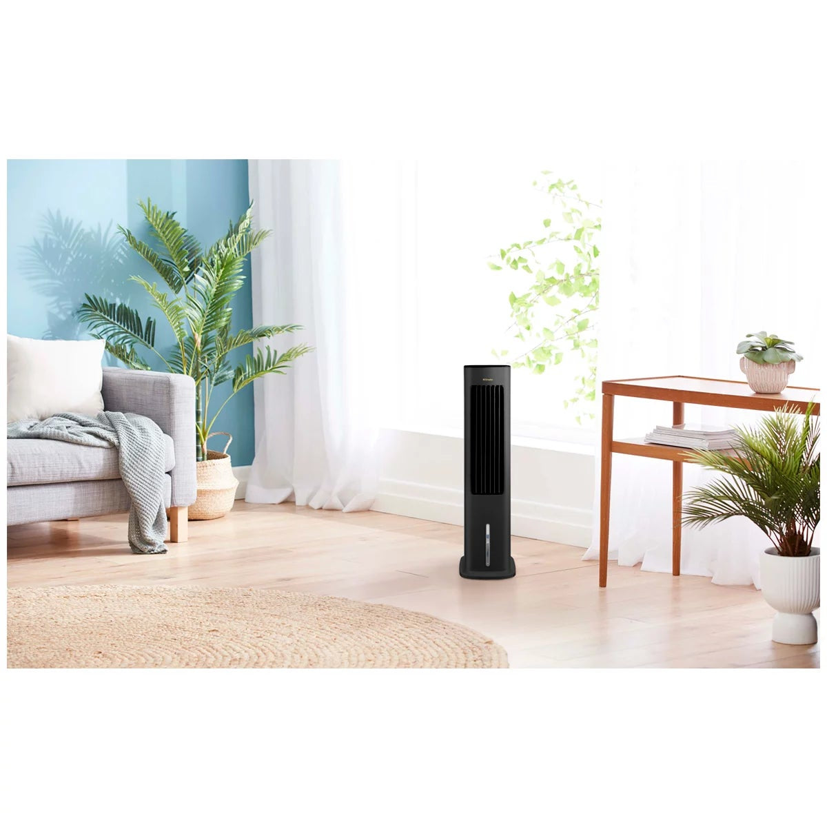 Dimplex 5L Evaporative Cooler Black 3 Speed Tower Air Cooler With Remote & Timer