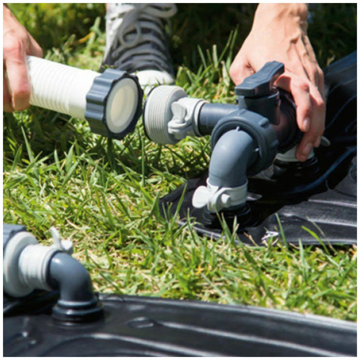 Intex Solar Heating Mat 28685 Above Ground Pool Heater 120x120cm Grey
