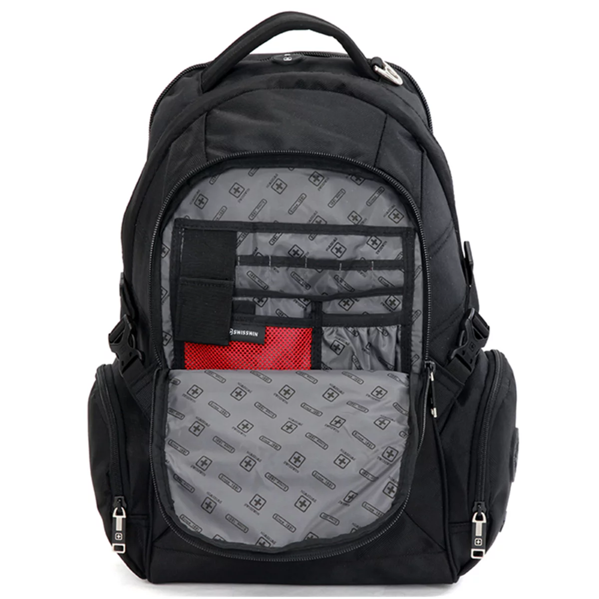 SWISSWIN SW9275I Laptop Backpack 38L Fits 17" Laptop Multi Compartment Black