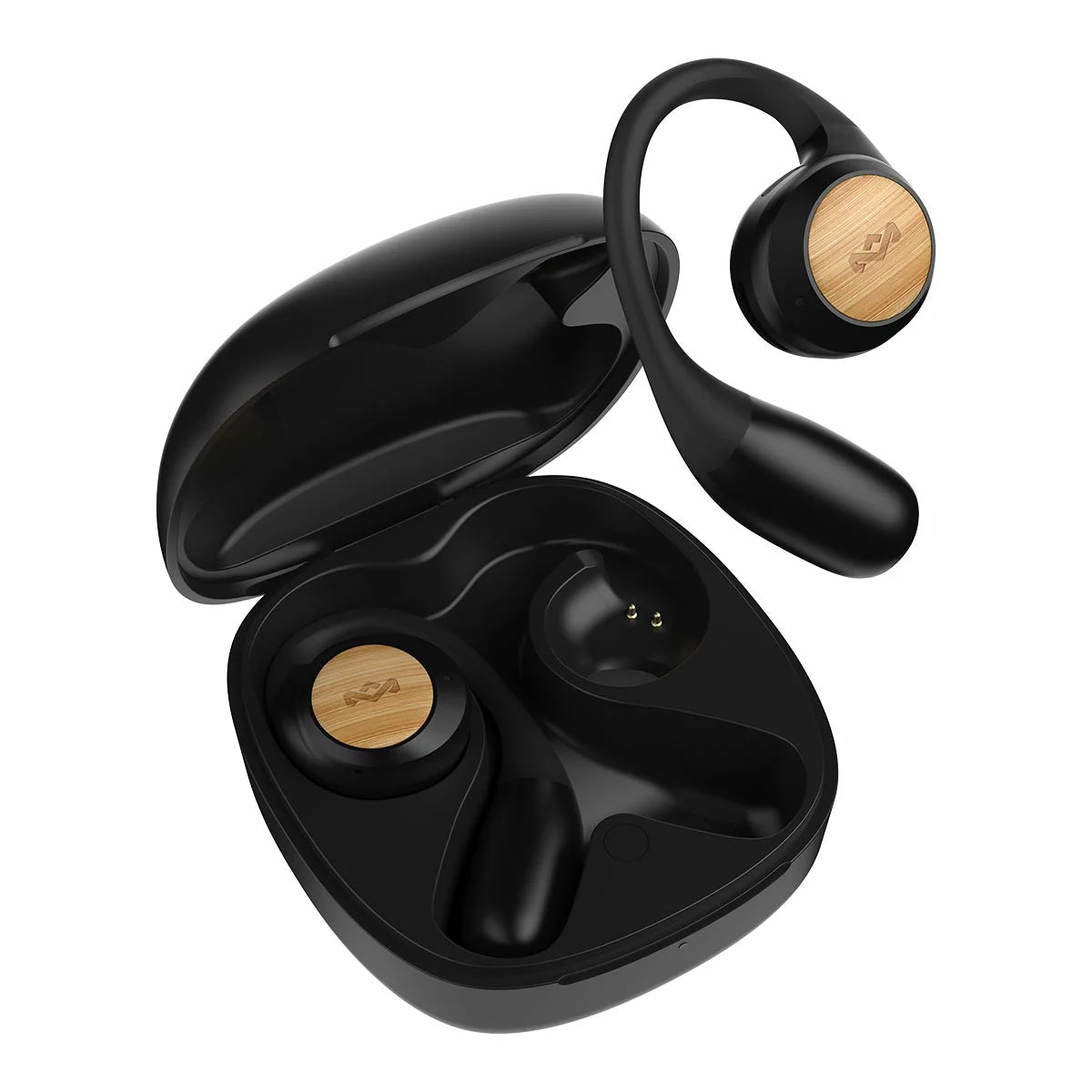 House of Marley Liberate Open Earbuds Wireless Bluetooth 5.3 Signature Black