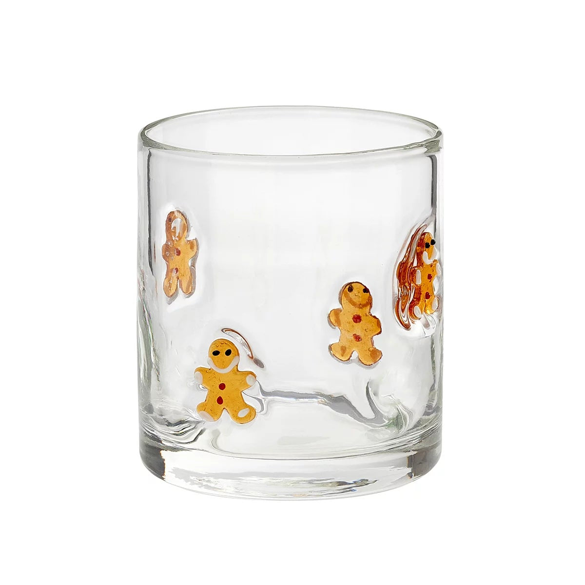 Pandex Christmas Drinking Glasse Tumblers 4 Piece Set 414ml Each Holiday Icons