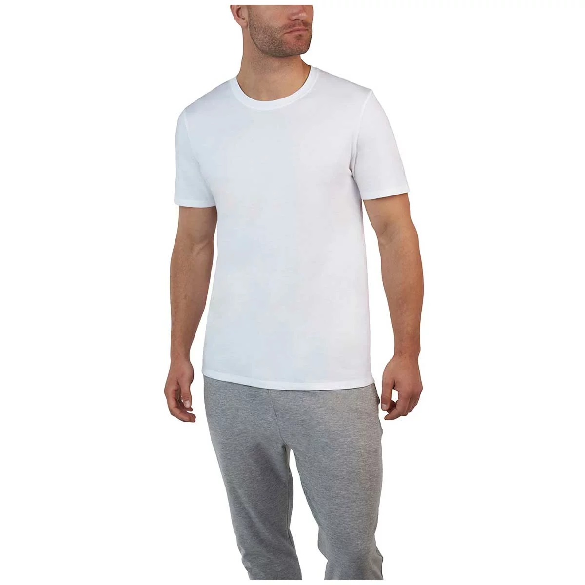 Kirkland Signature Men's Crew Tee Shirt 6 Pack X-Large- White