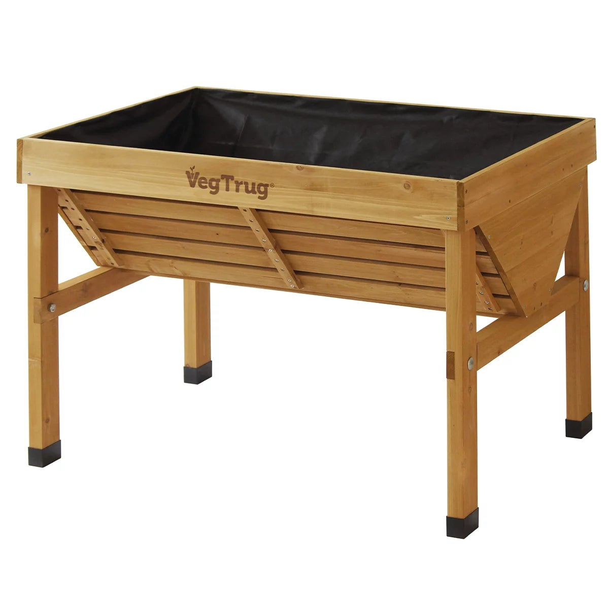VegTrug Classic Home Farm Kit 1.2m Natural Raised Garden Bed Greenhouse Cover