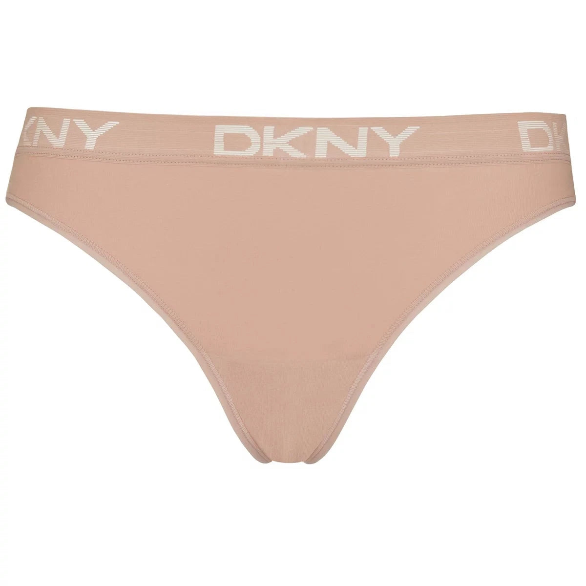 DKNY Women's Bikini Brief 4 Pack White Black Large Soft Stretch Cotton