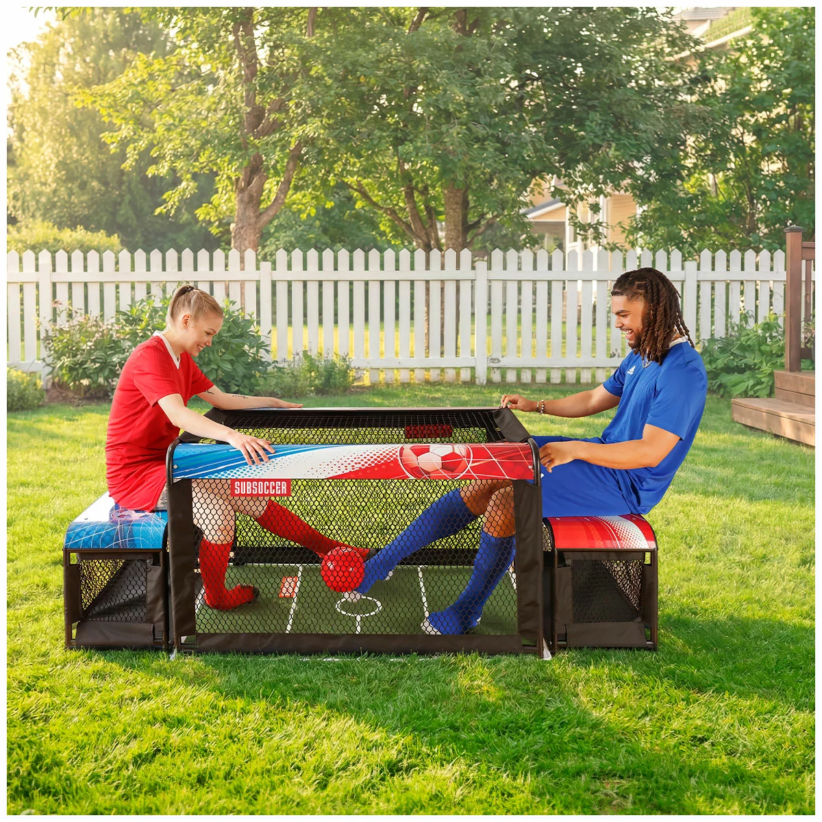 Subsoccer C3 Bench Soccer Game Indoor Outdoor Football Table Family Fun Game