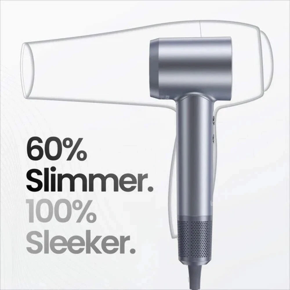 Laifen Swift Special Hair Dryer Blue 200M Negative Ions Low Noise Fast Dry Haird