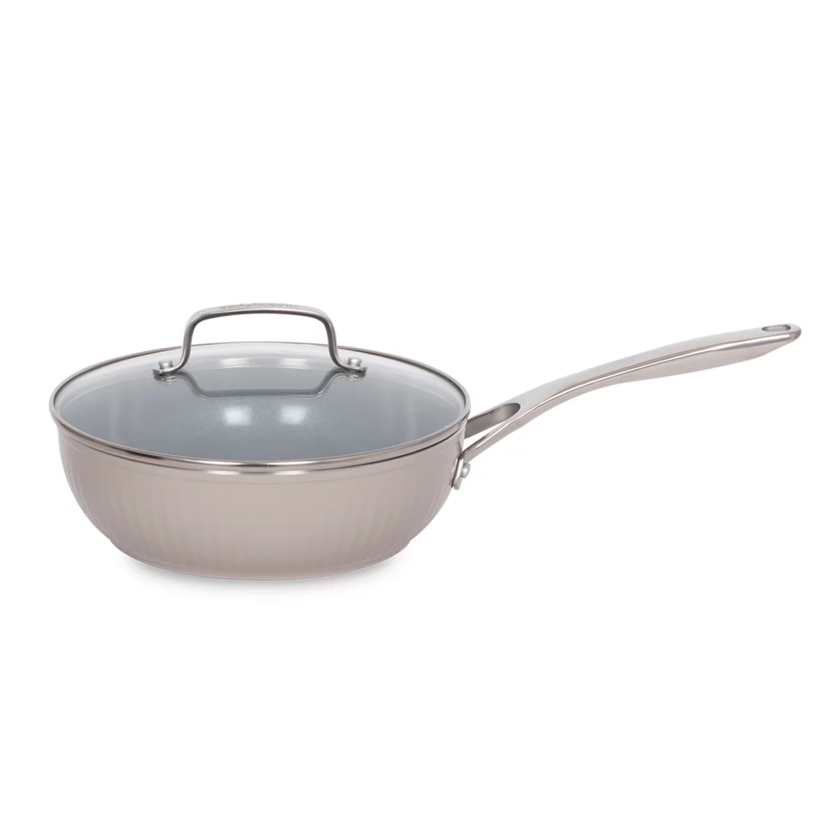 Cuisinart Non Stick Cookware 12 Piece Set Gray Induction Dishwasher Safe