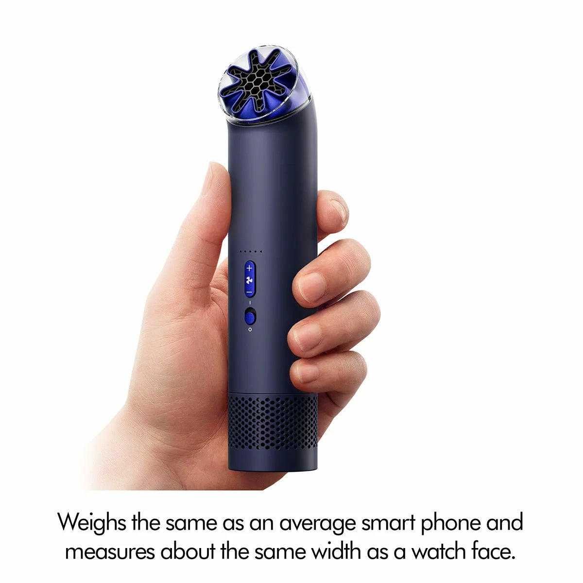 Dyson Portable HushJet Mini Cool Fan Ink/Cobalt 641006-01 Bladeless 6hr Battery
