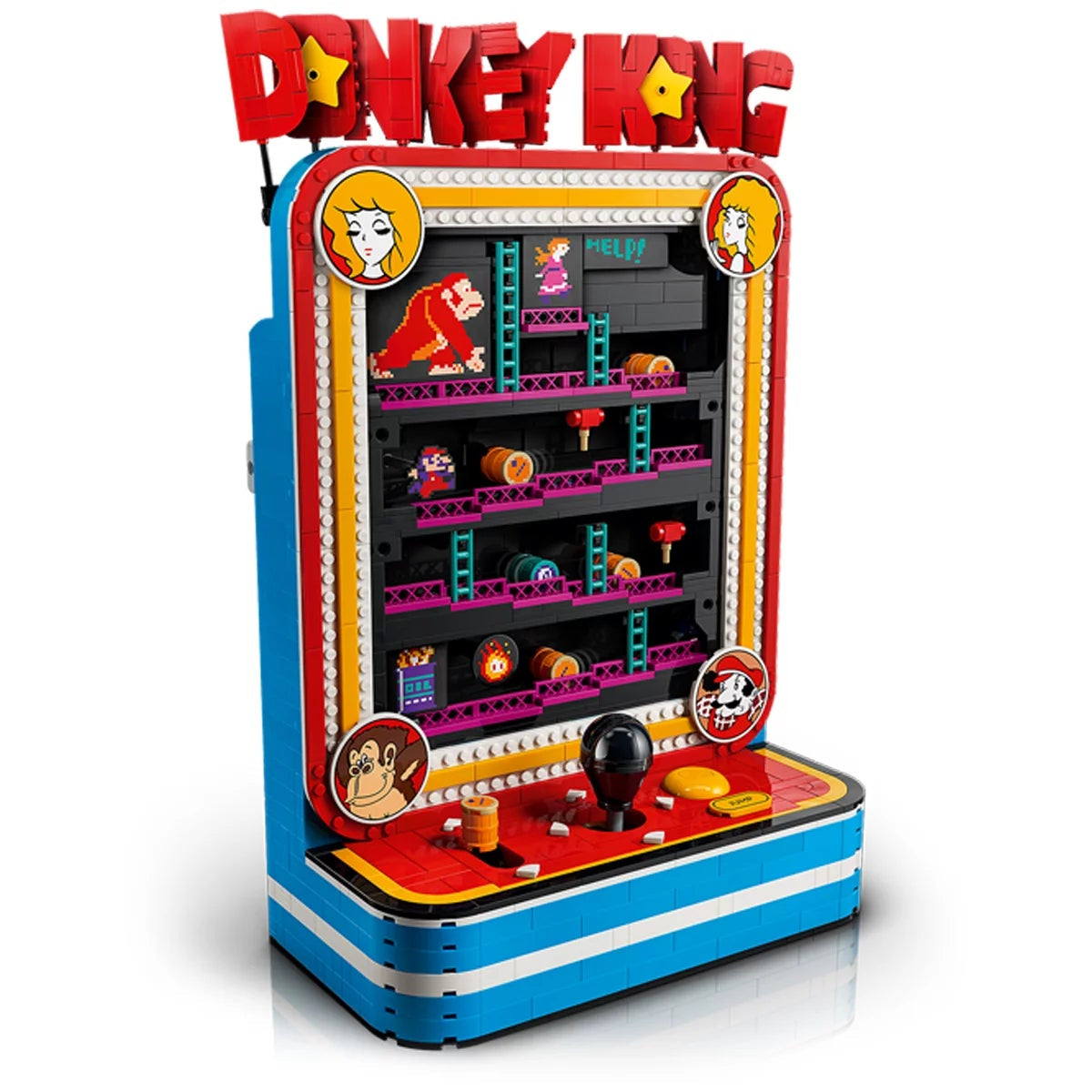 LEGO Super Mario Donkey Kong Arcade 72051 1367 Piece Building Set 18+