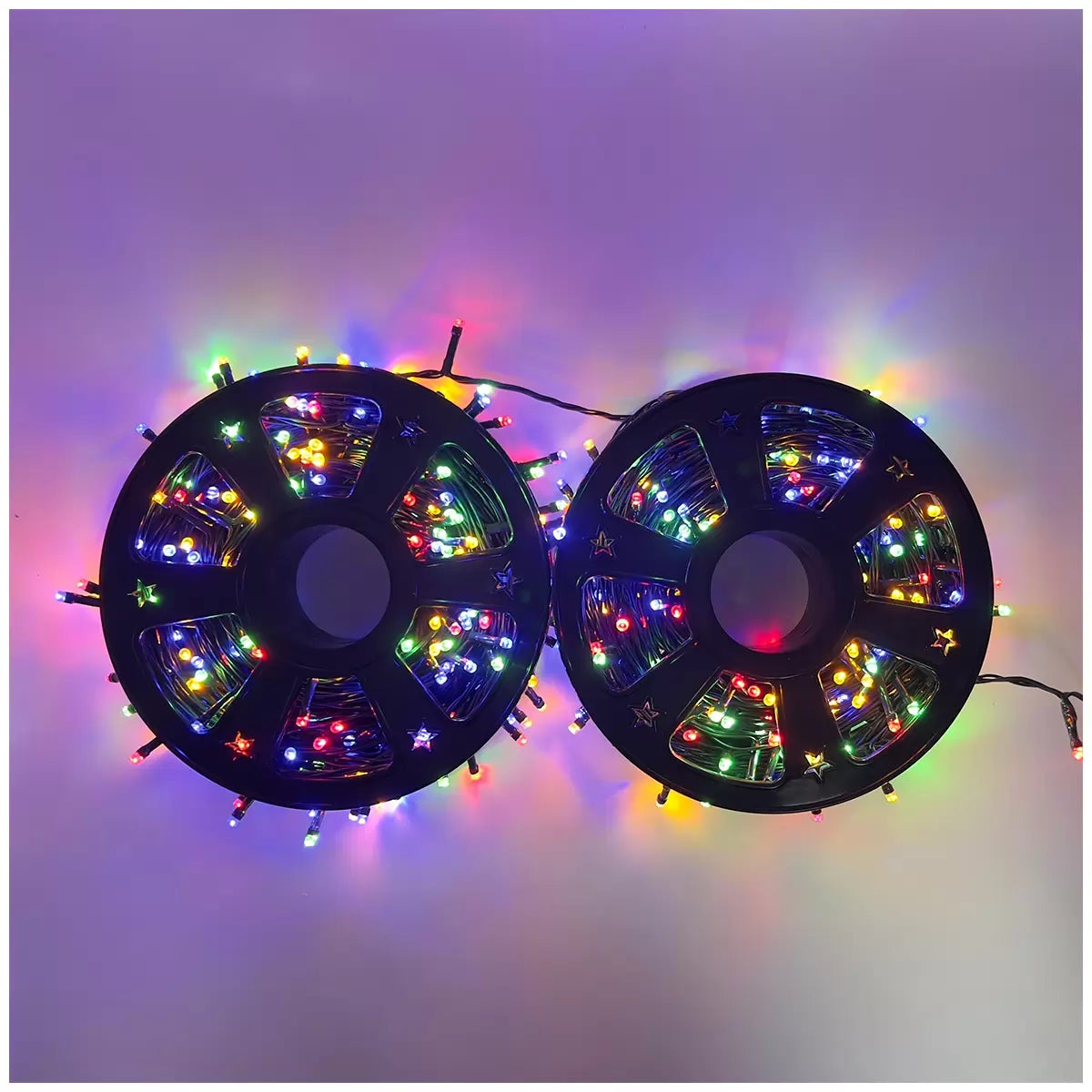 Festive Choice 640 LED String Lights Solar Multicolour Home Decor w/ Solar Panel
