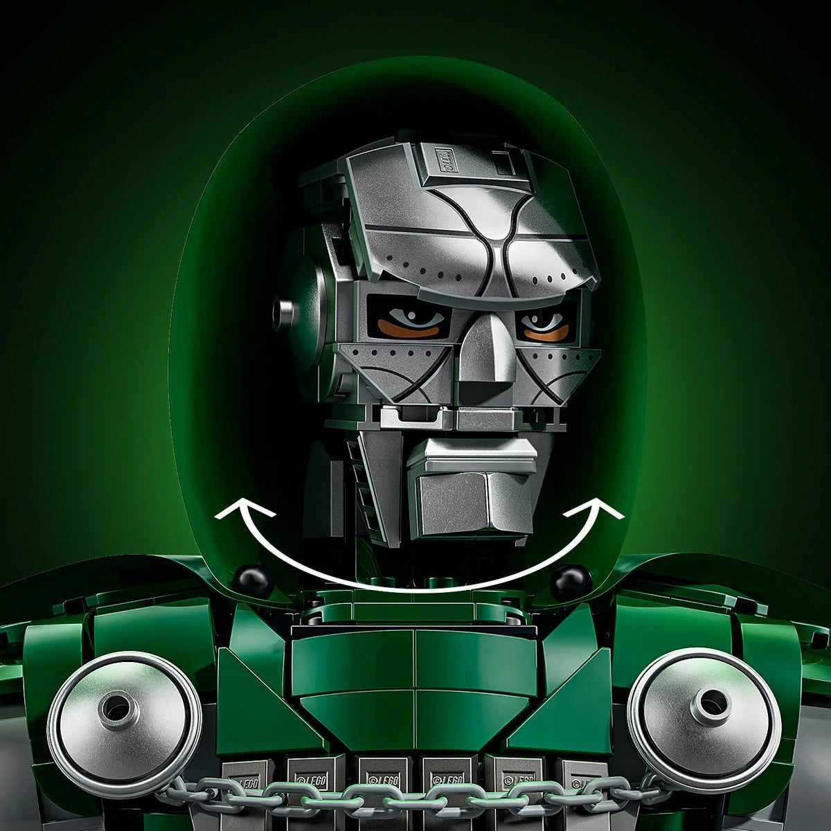 LEGO Marvel Doctor Doom Bust 76345 Adult Collectible Display Set 379-Piece