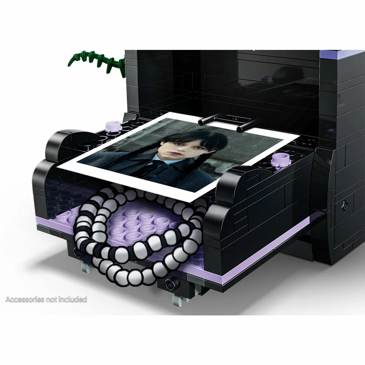LEGO Wednesday Addams Backpack 76787 Building Toy Set with Thing 401 Pieces