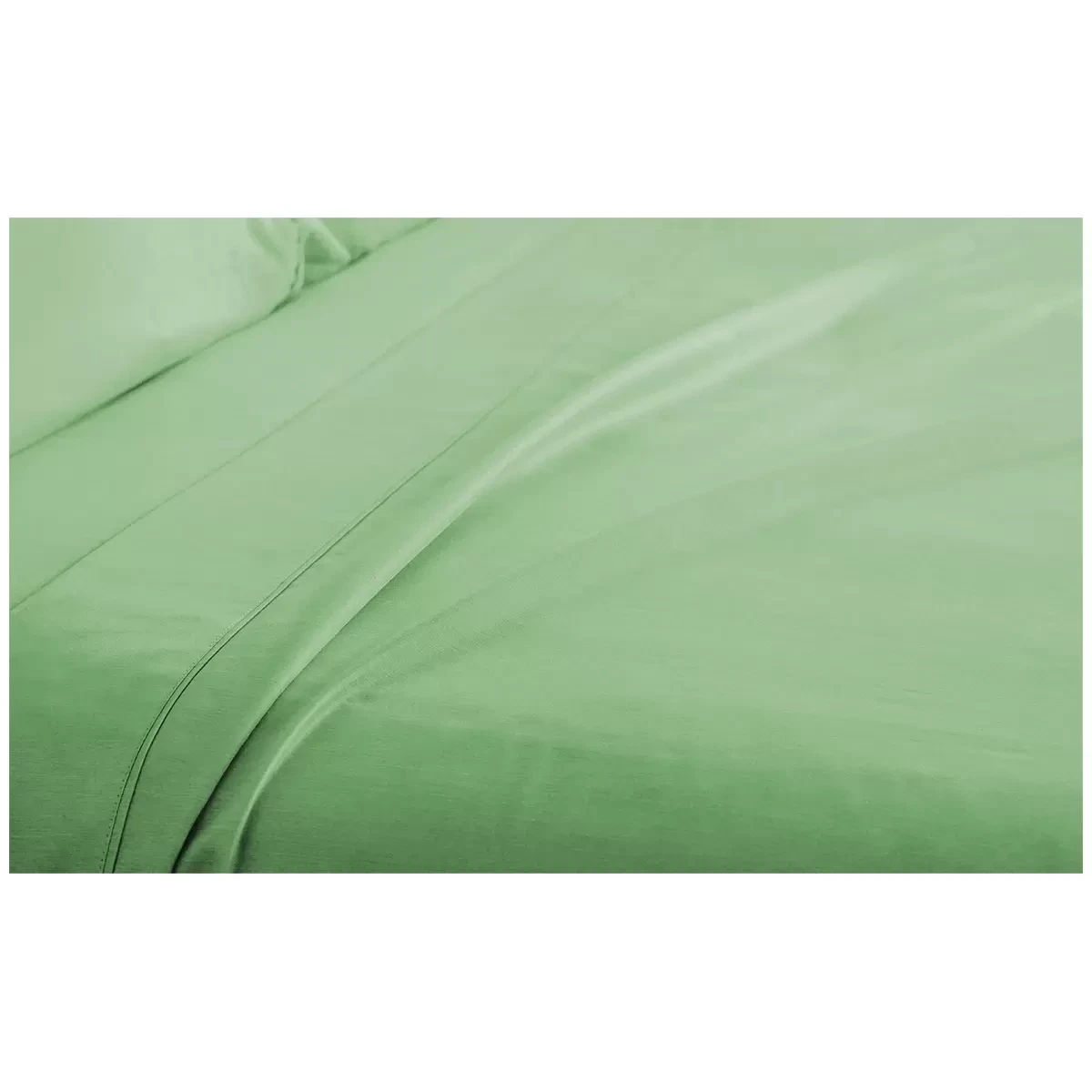 Ramesses 2000 Thread Count Bamboo Double Sheet Set Avocado Soft Cooling