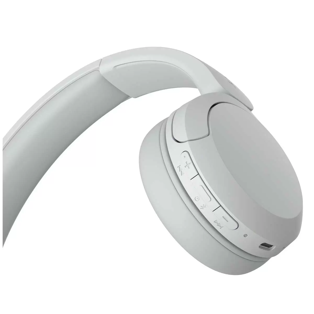 Sony WH-CH520W Wireless Bluetooth Headphones White 50H Battery Multipoint Mic