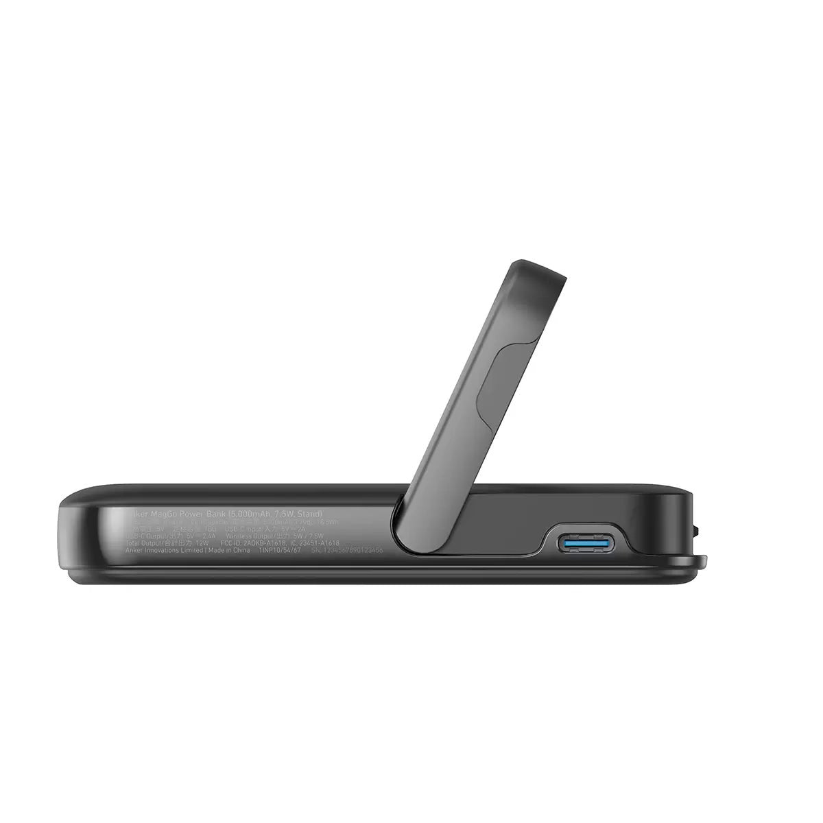 Anker MagGo Magnetic Wireless Power Bank 5000mAh Twin Pack 2 USB-C Cables Black