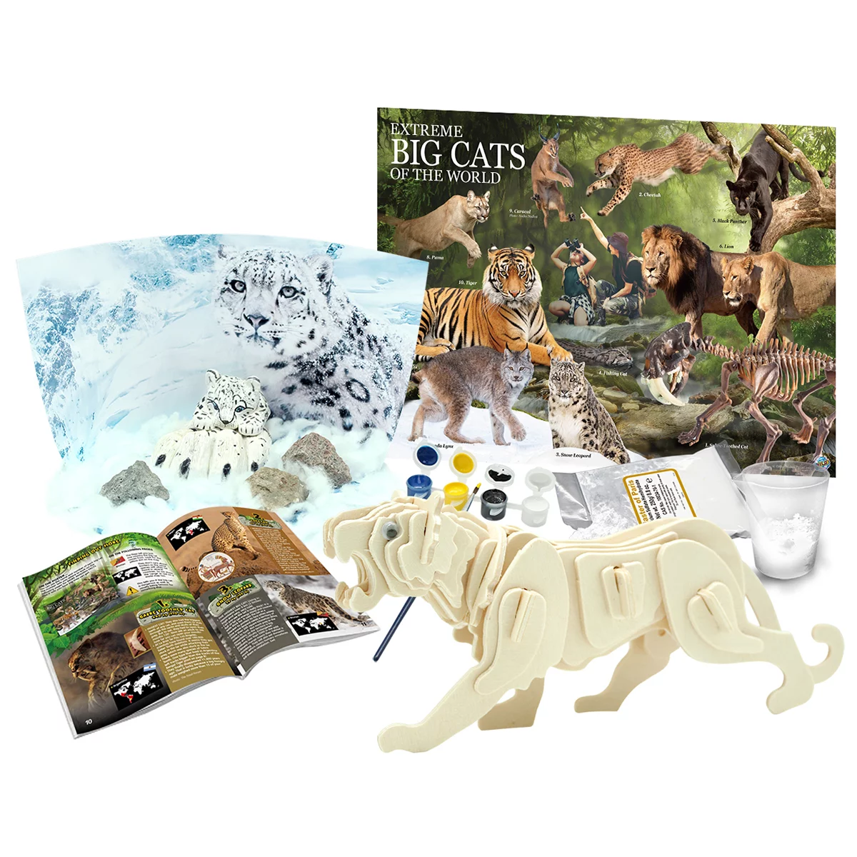 Australian Geographic Extreme Animals Kit 2 Packs Big Cat/Wild Dog