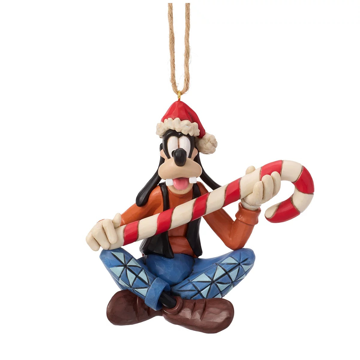 Jim Shore Mickey Friends 4 Piece Hand Painted Christmas Ornaments