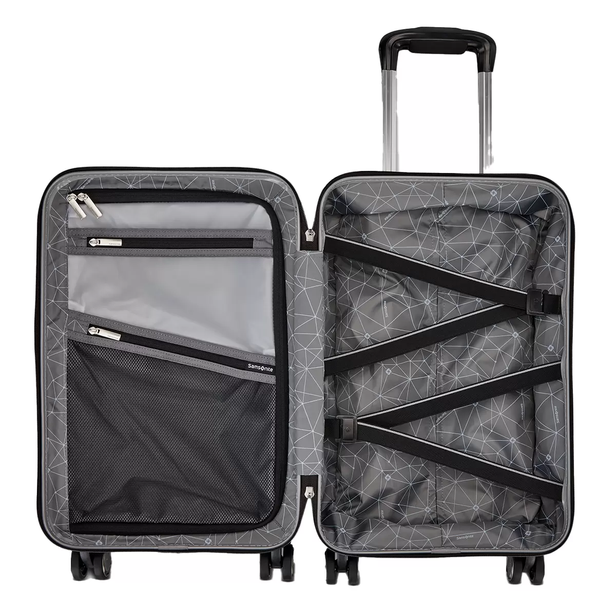 Samsonite Blackstone 2 Piece Hardside Expandable Spinner Luggage Set French Blue