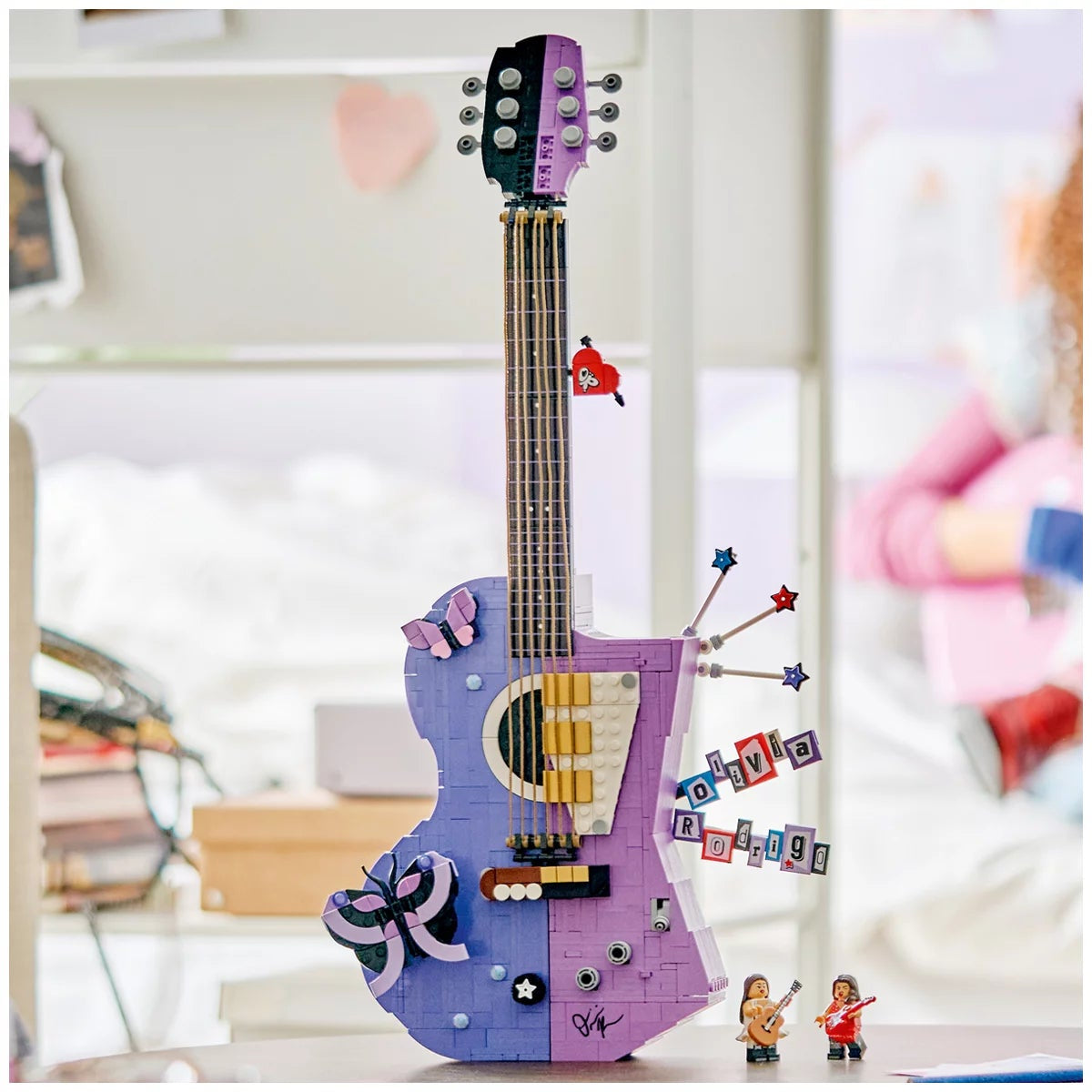 LEGO Editions Olivia Rodrigo's Dual Guitar 43031 1228 Pieces Music Display Set