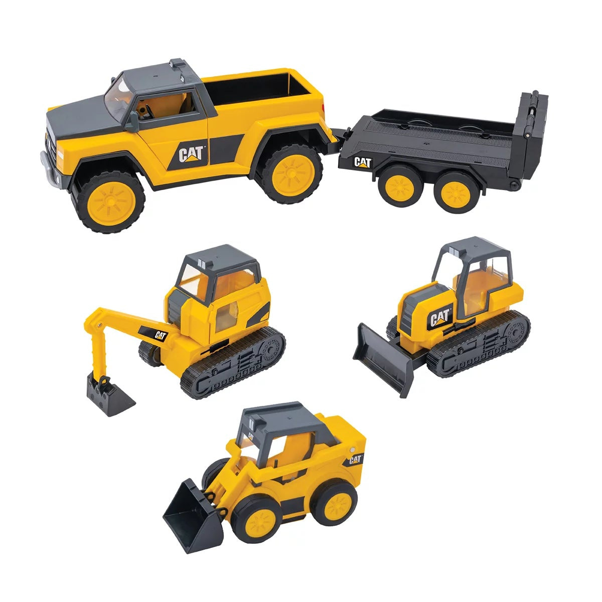 CAT Workforce Power Crane Remote Control Playset 56 Accessories Kids 5+