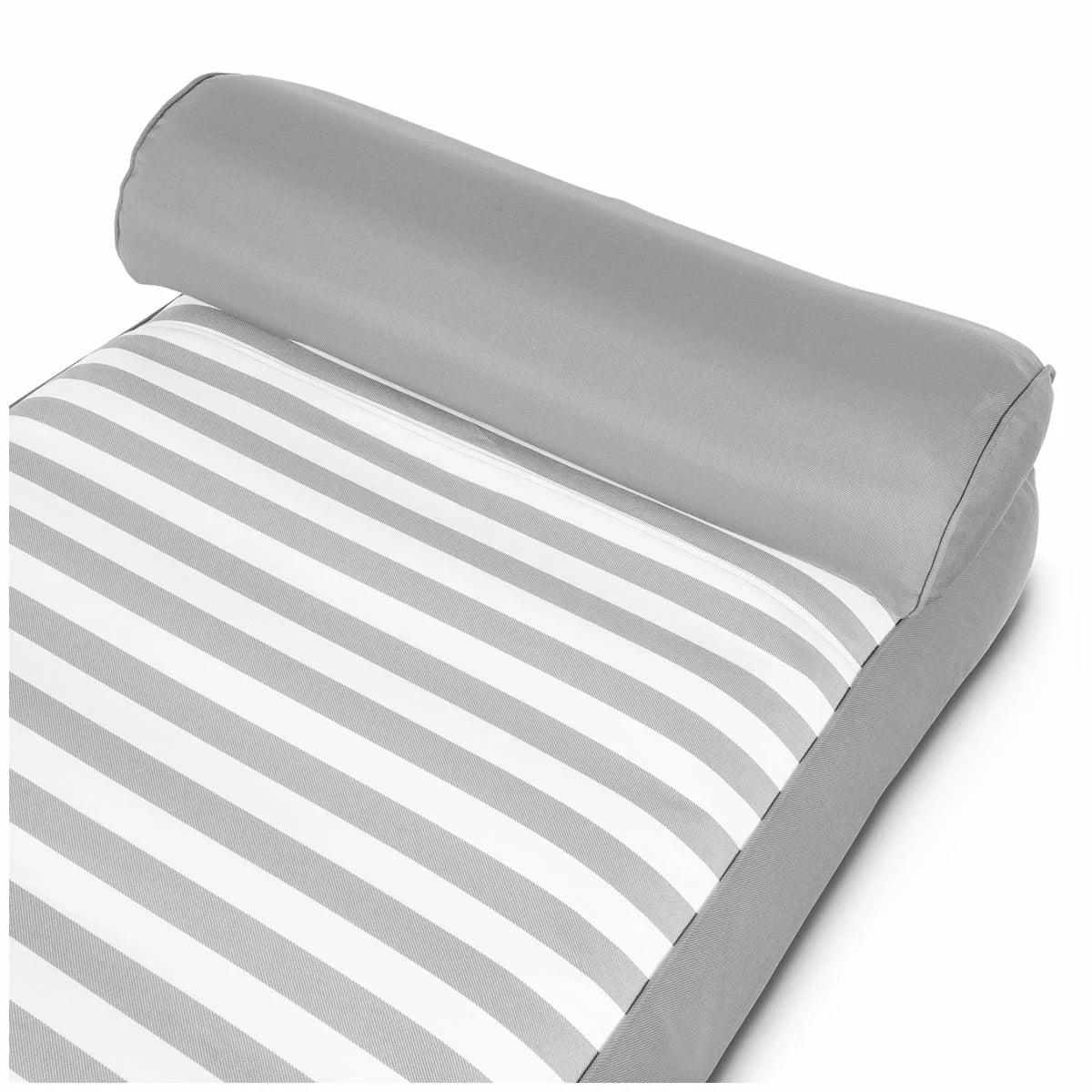 Spire Paradisus Inflatable Pool Lounge Grey Stripe Olefin 200kg Capacity