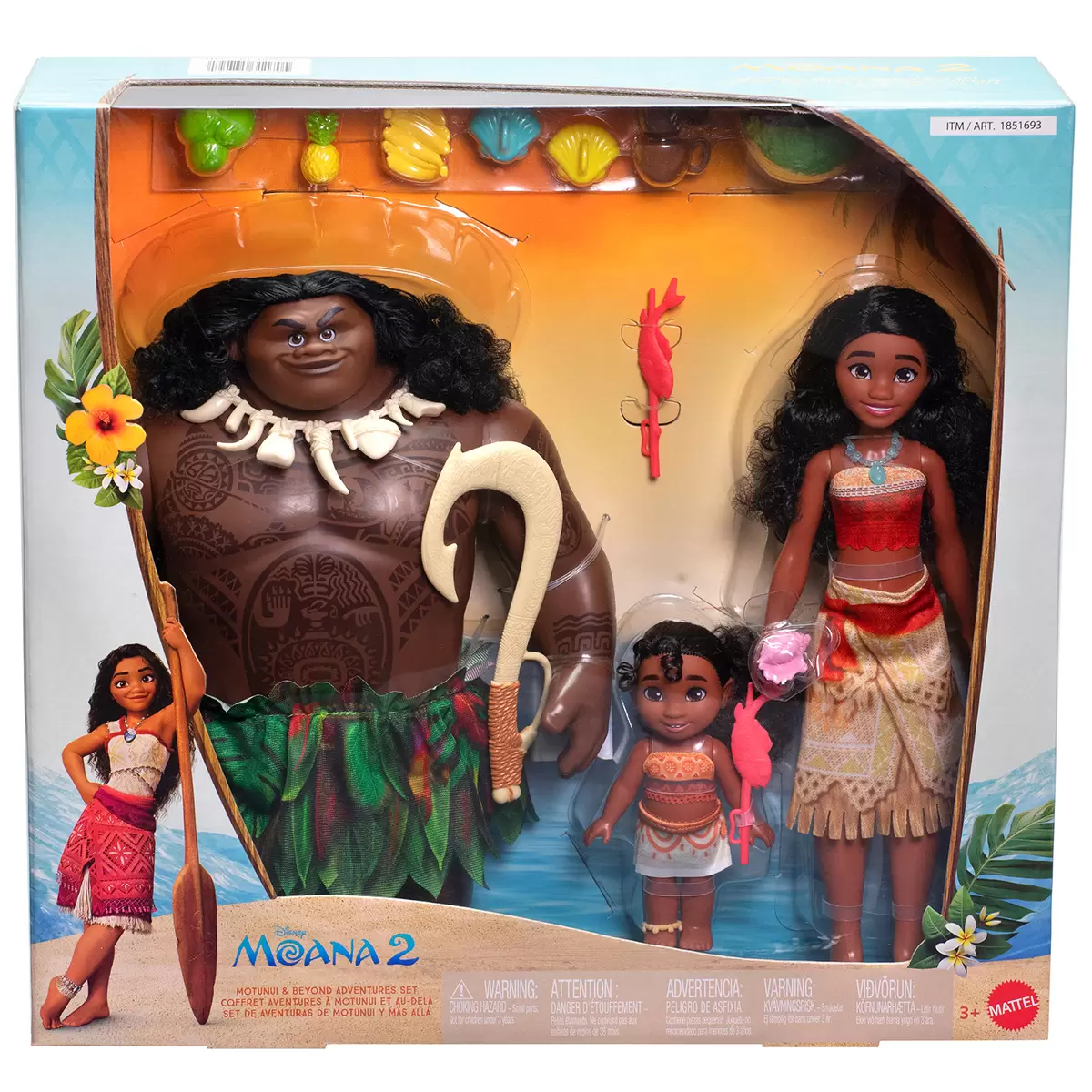 Disney Moana 2 Fashion Dolls & Accessories Frozen- Free Shipping