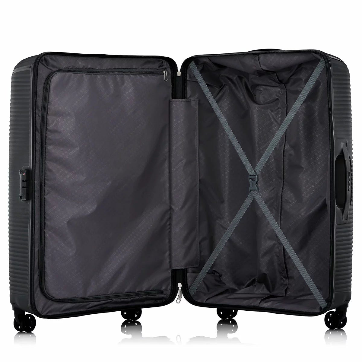 American Tourister Bonjoy Spinner 79cm Large Black TSA Lock Luggage