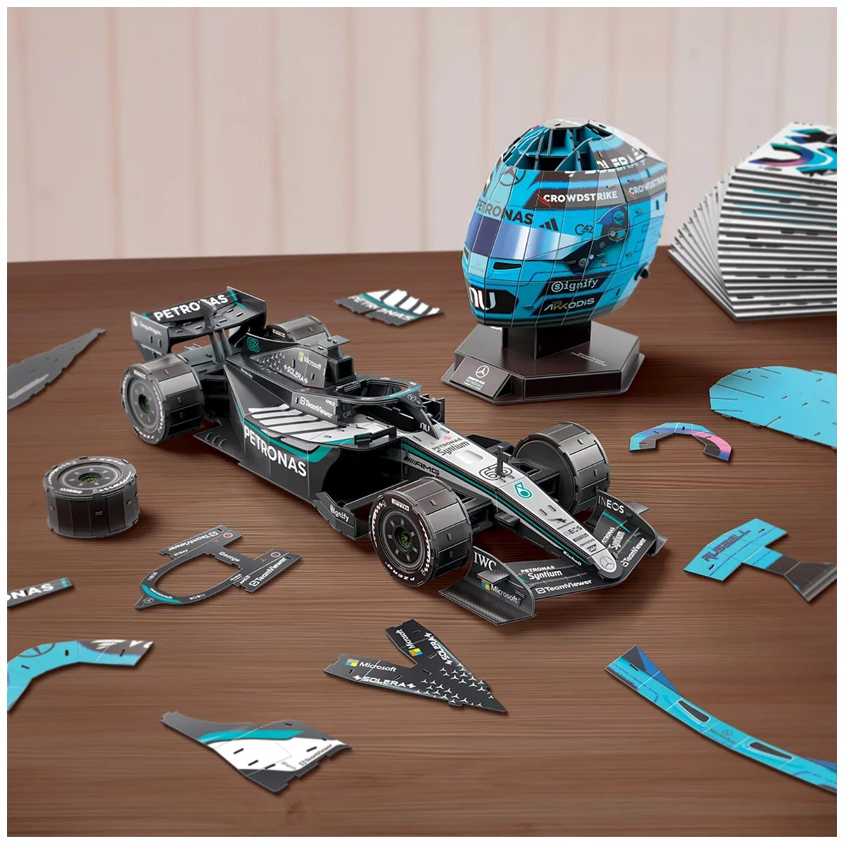 4D Build Mercedes AMG Petronas F1 W15 3D Puzzle Model Kit Official