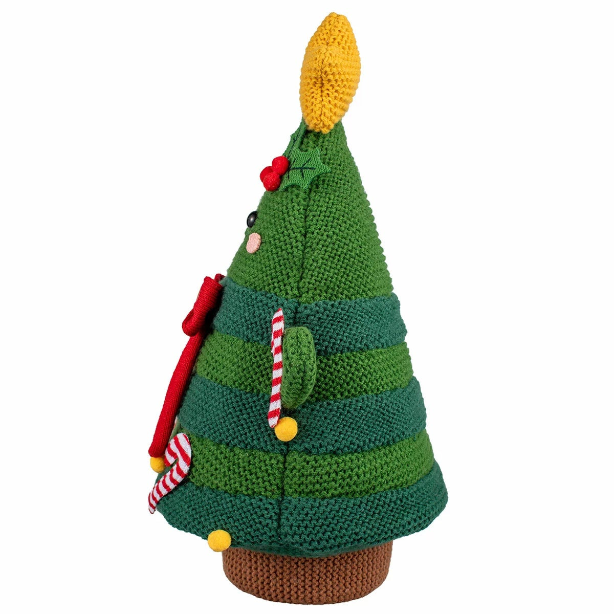 Christmas Decorations Knit Penguin & Tree Holiday Figurine Set 2 Piece 40.6cm