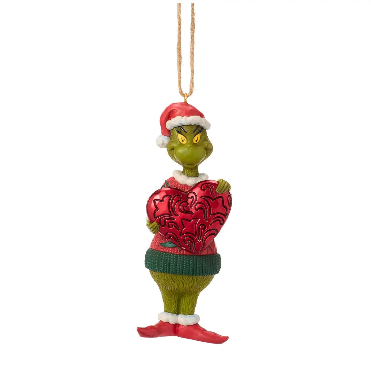 Grinch Christmas Ornaments 4 Piece Jim Shore Hand Painted Holiday Set