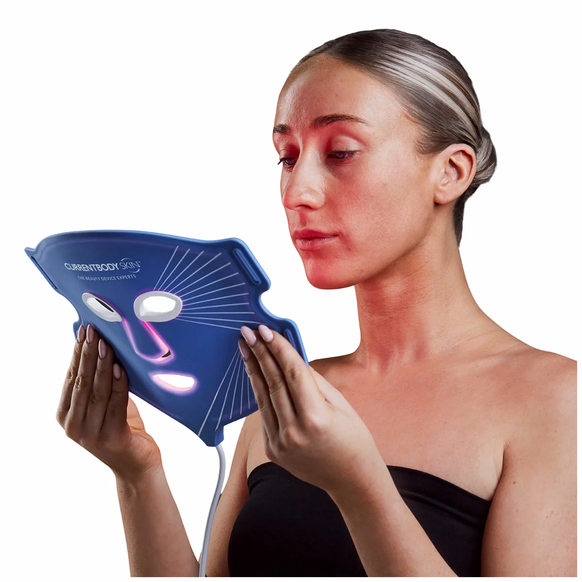 CurrentBody Skin Anti-Blemish LED Light Therapy Face Mask Blue Light Acne Treatm