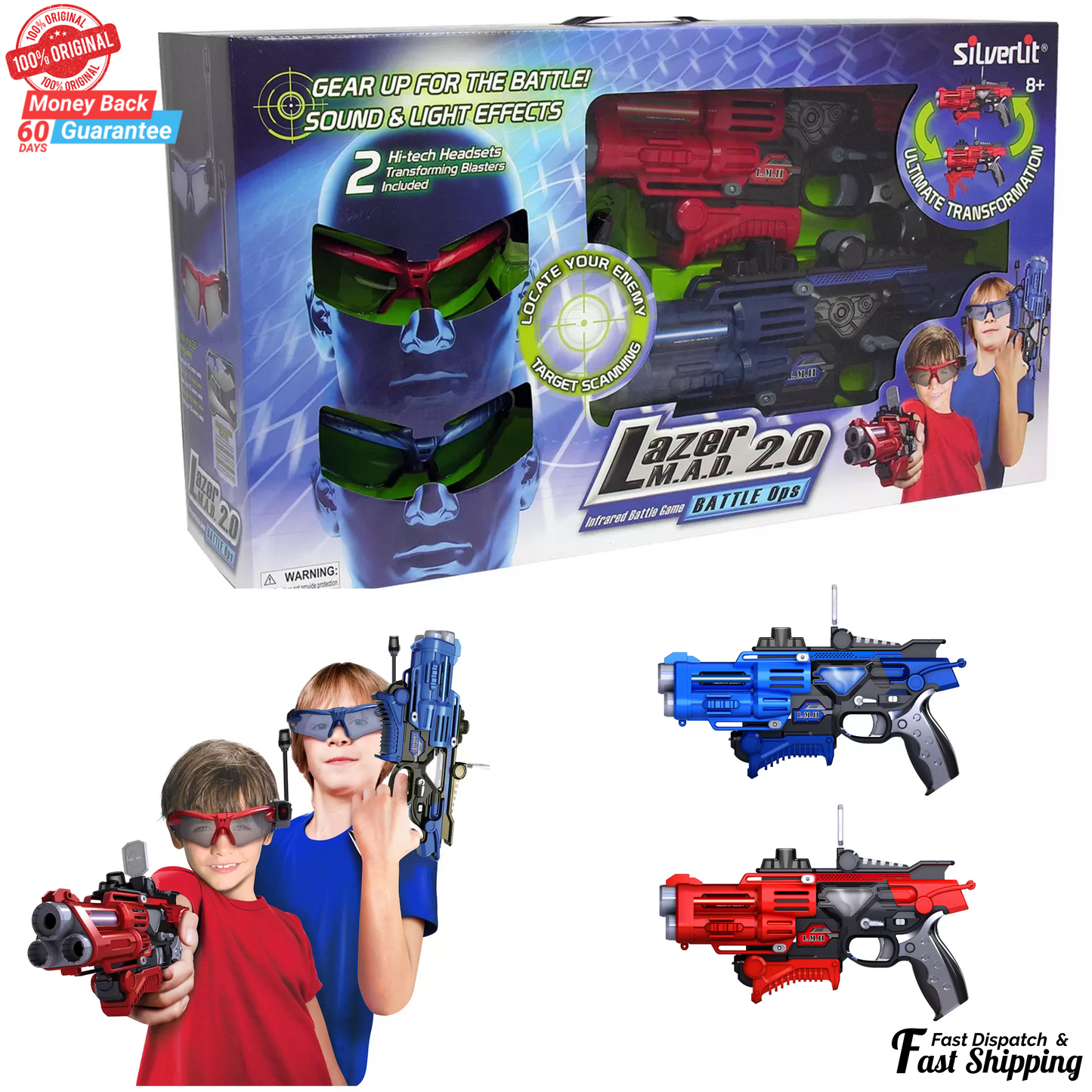 Silverlit Lazer Mad 2.0 Battle Ops