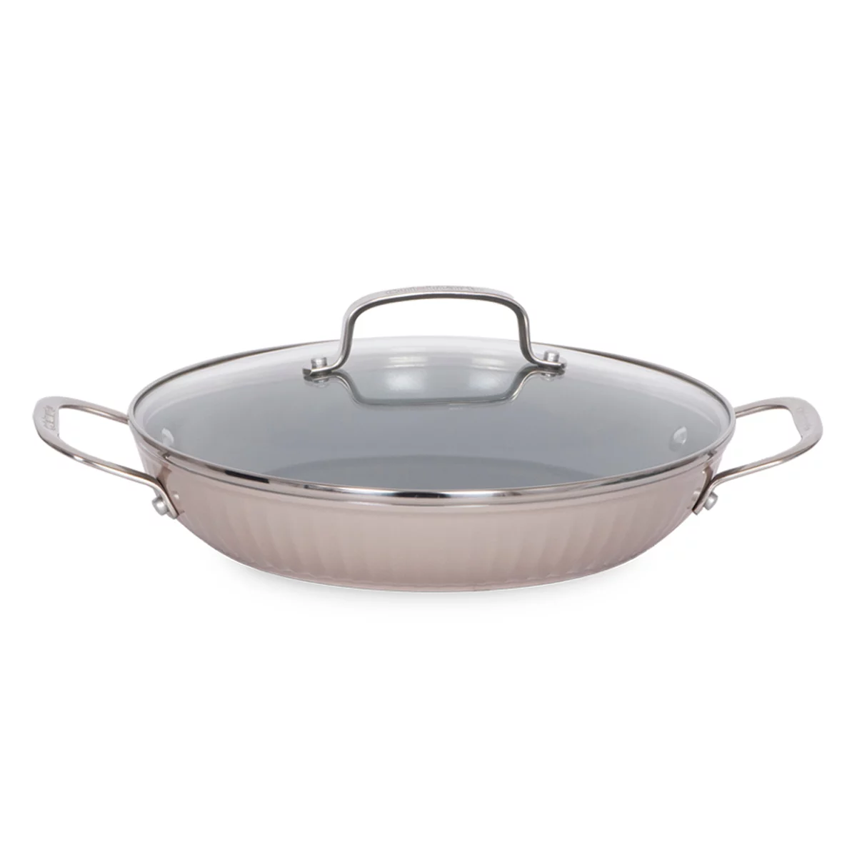 Cuisinart Non Stick Cookware 12 Piece Set Gray Induction Dishwasher Safe