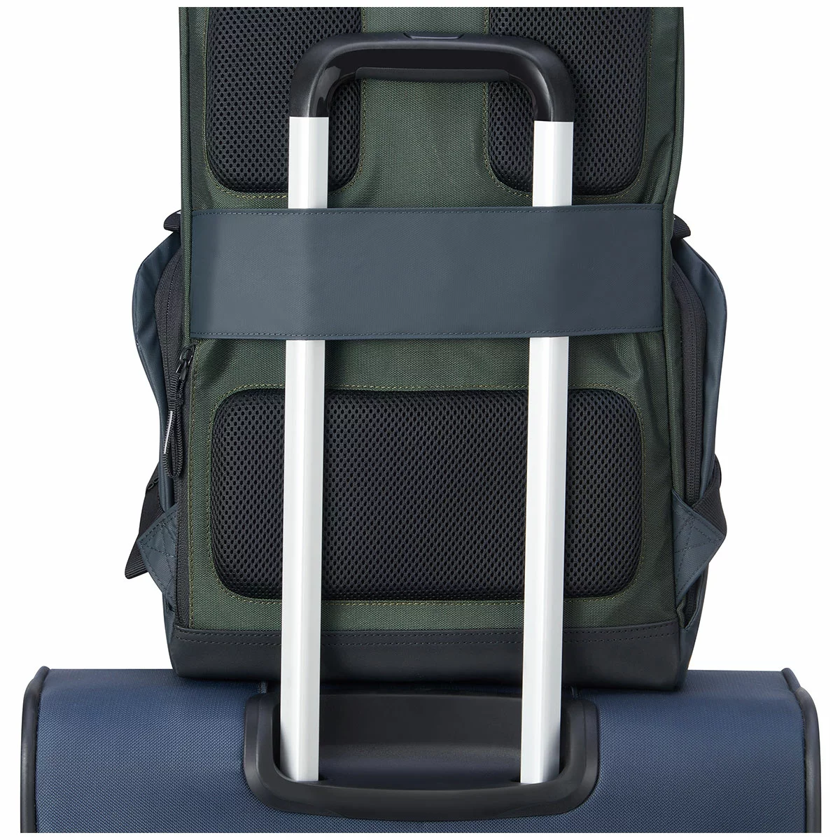 Delsey Securflap Backpack Army W/ Padded Laptop Compartment 45 x 31 x 14 cm