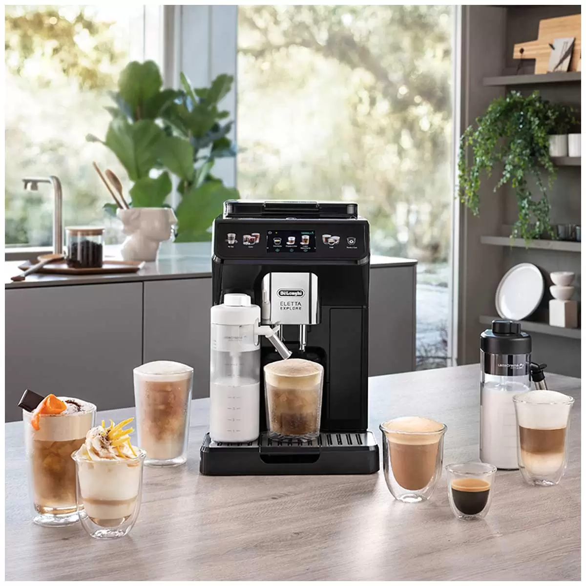 DeLonghi ECAM45055G Automatic Espresso Coffee Machine Touch Display Grey