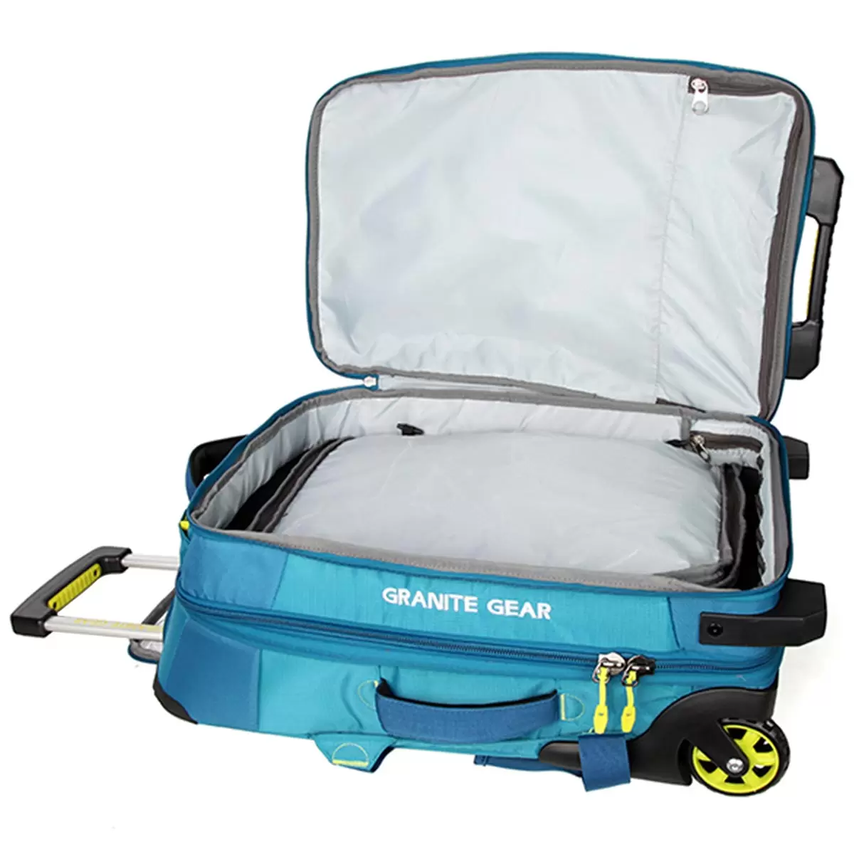 Granite Gear Wheeled Duffle Bag Lightweight Big Wheels Carry On Travel Suitcase