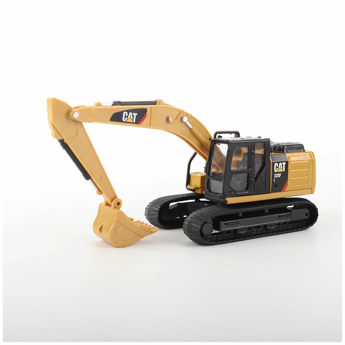 CAT Diecast Trucks 4 Pack Yellow 1:64 Scale Construction Vehicle Toy Set