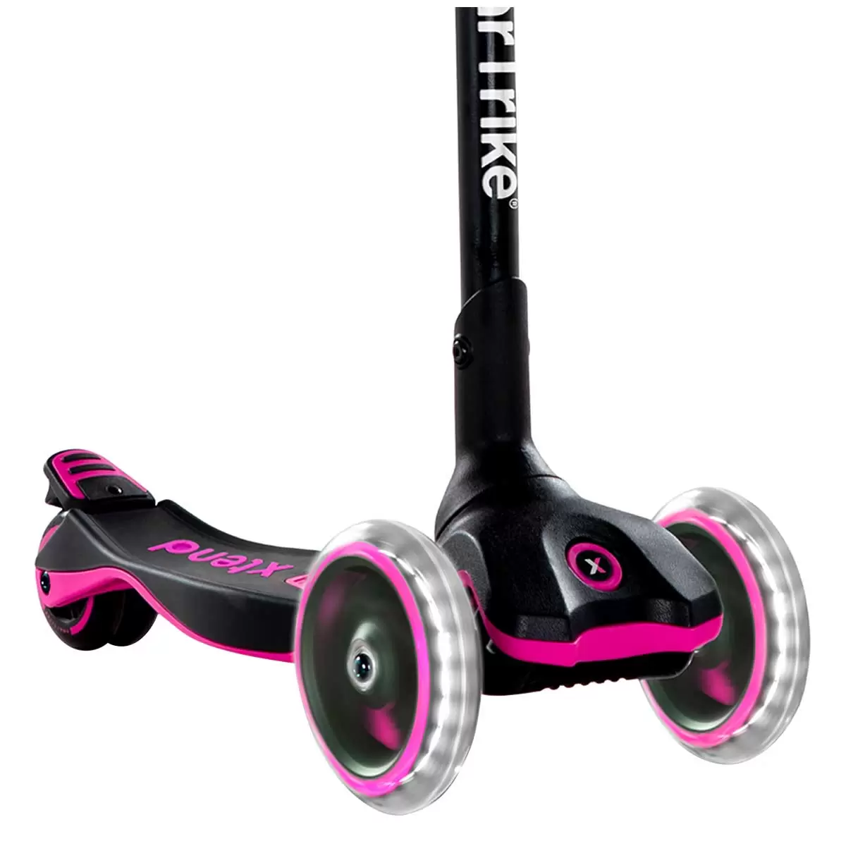 SmarTrike Xtend Ride-On Pink 5-in-1 Kids Scooter Ride On 12M-12Y LED Wheels