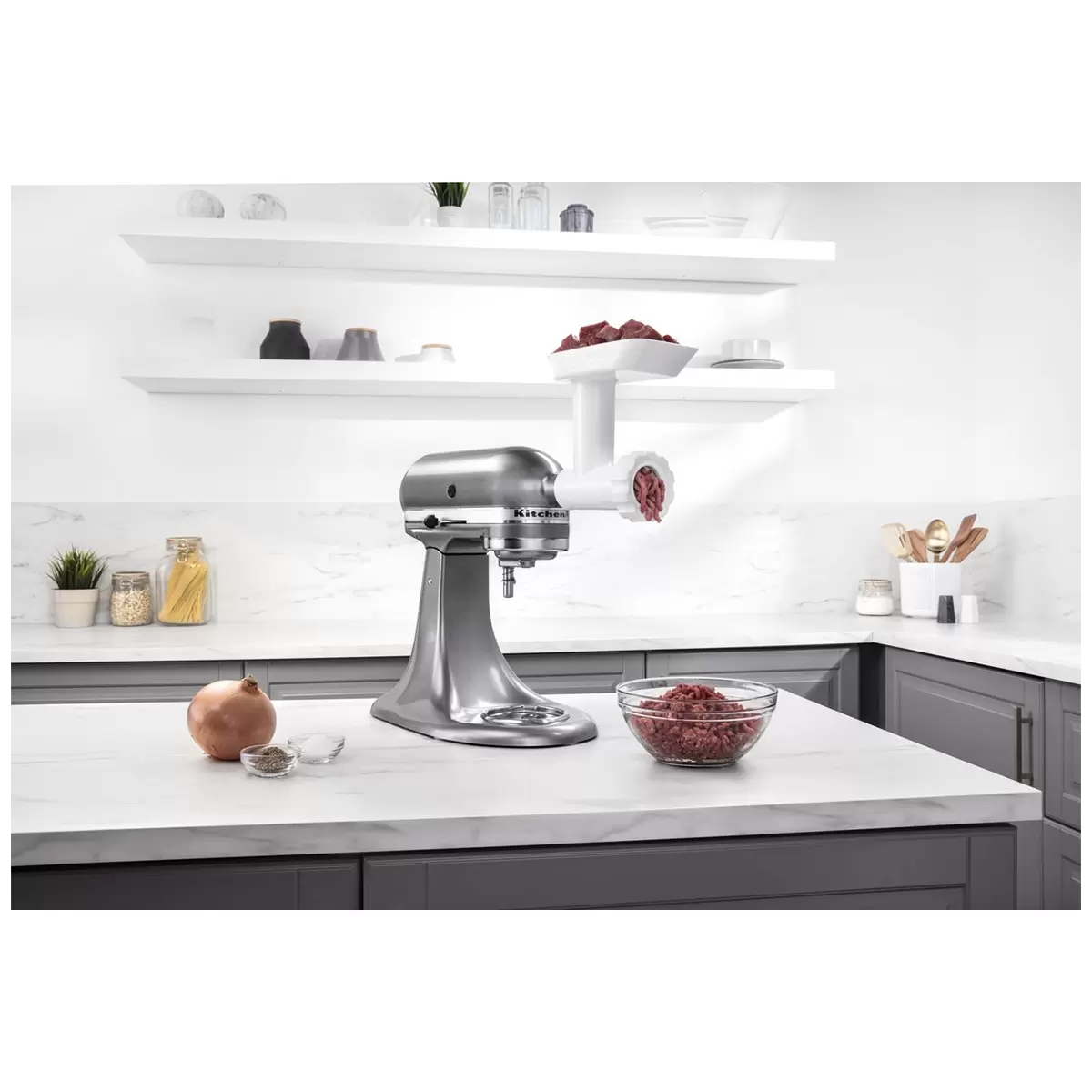KitchenAid Food Grinder Attachment 5KSMFGAA Free Shipping