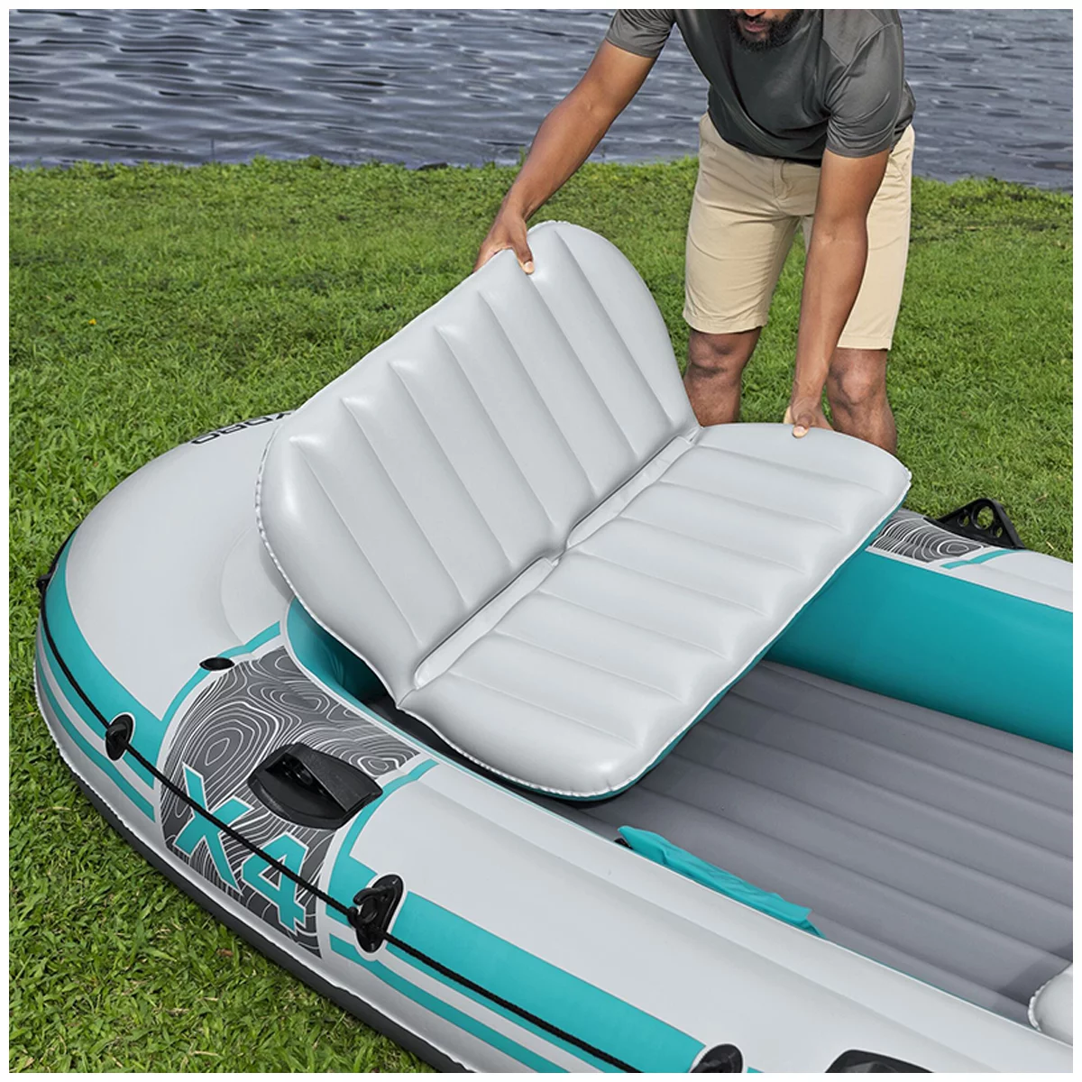 Bestway Hydro-Force Adventure Elite X4 Inflatable Raft Set 3.15m