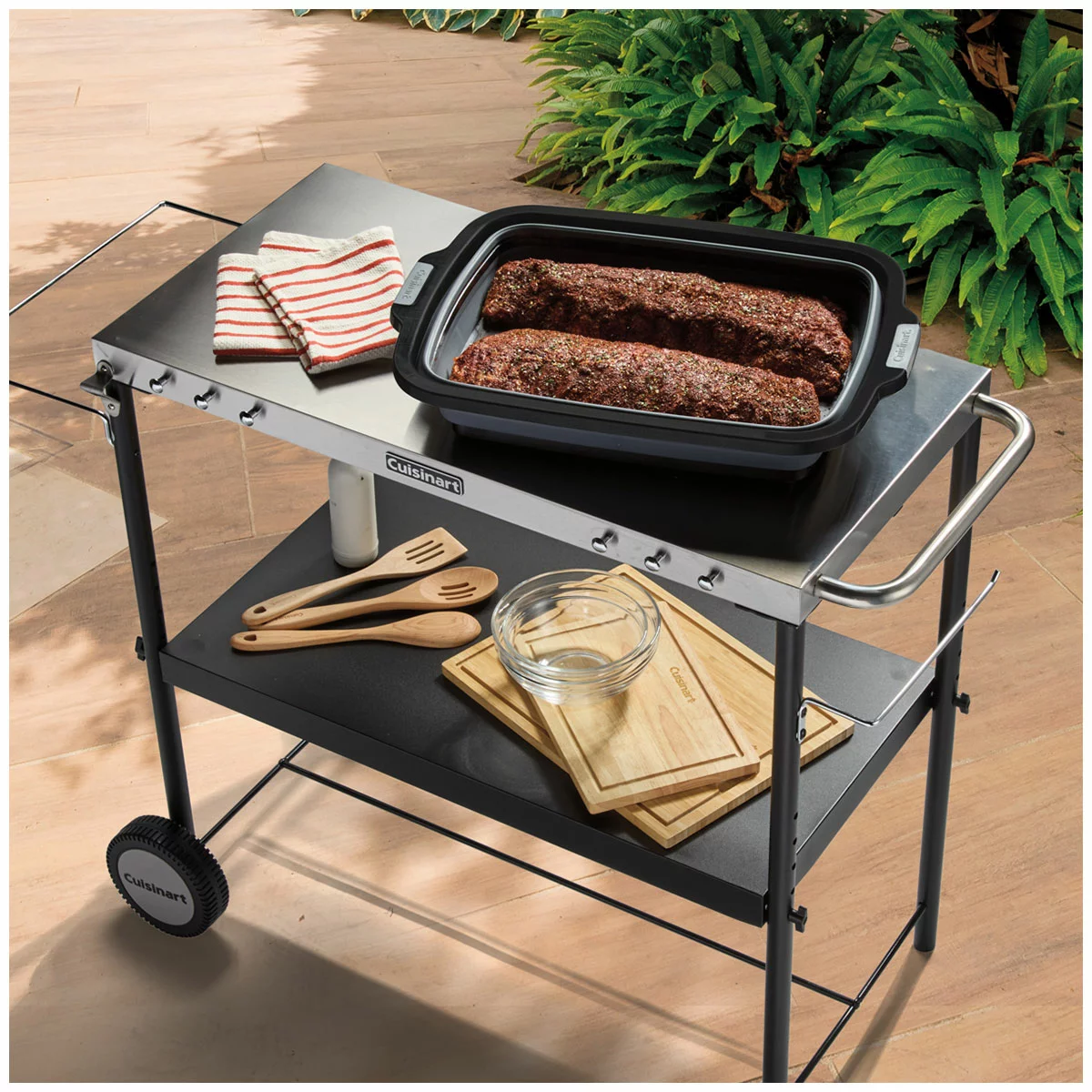 Cuisinart Expandable 4-in-1 Food Prep Tub 17.4L Portable BBQ Kitchen Storage