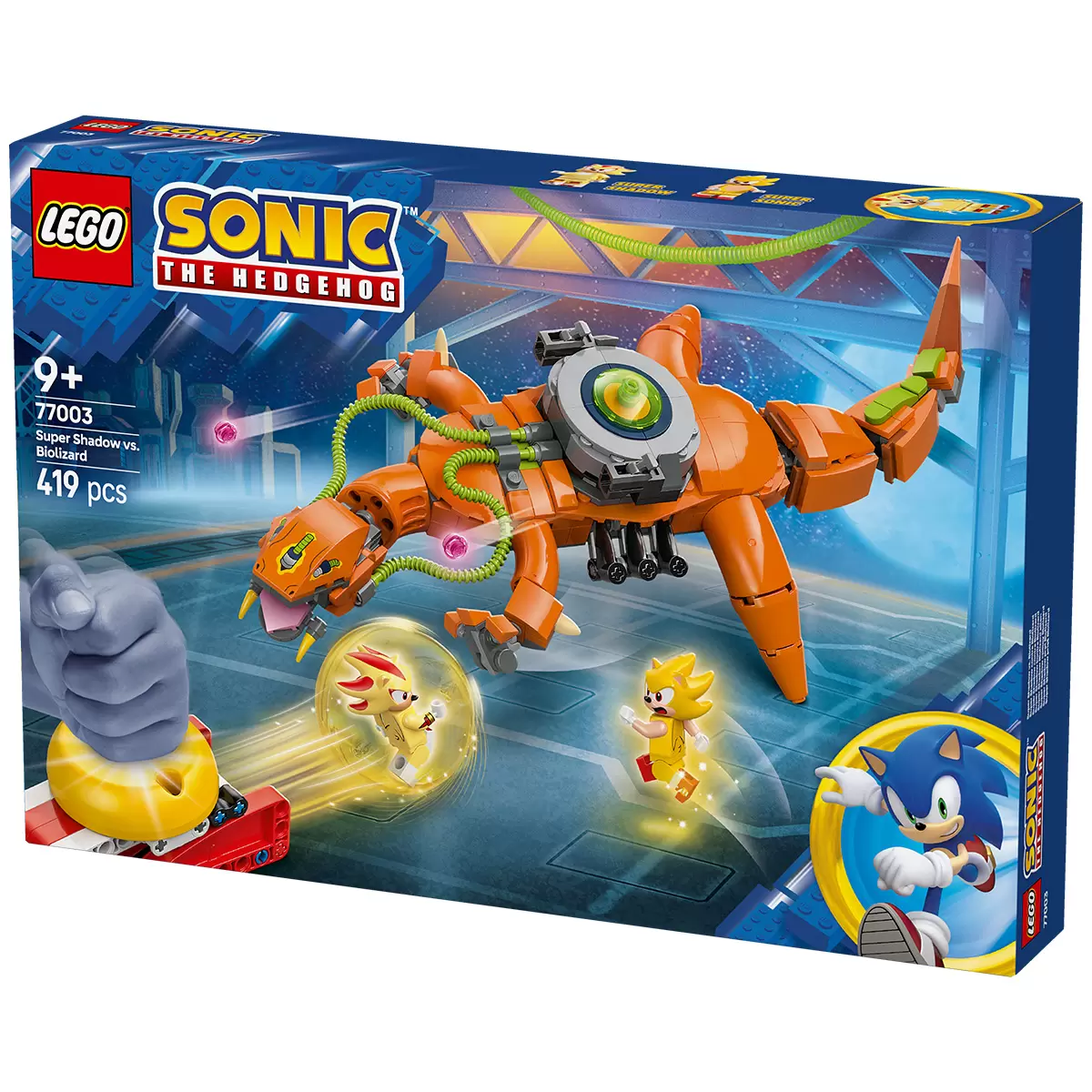 LEGO Sonic the Hedgehog 77003 Super Shadow Biolizard Building Set 419 Pieces