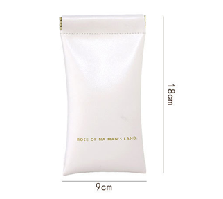 Christmas gift Premium Leather Eyeglass Case with Spring Closure - Multiple Color Options - Refined Craftsmanship（Mocha）