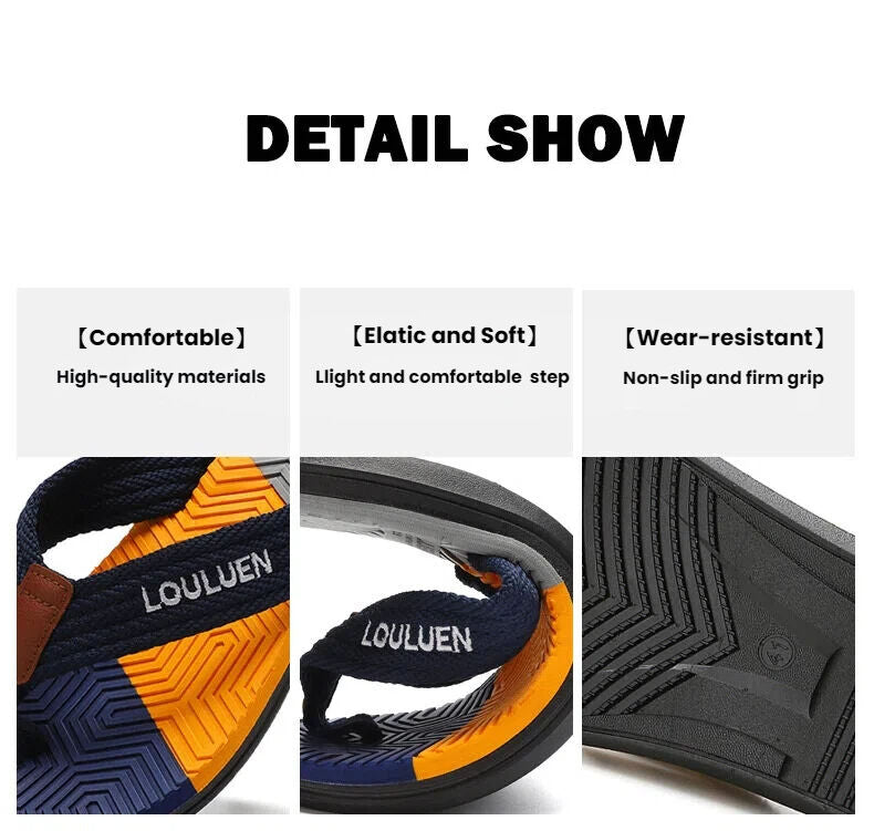 Men's Flip Flops with EVA-PVC Dual Sole, Black for Comfort & Style for Summer Beach & Daily Wear(39)