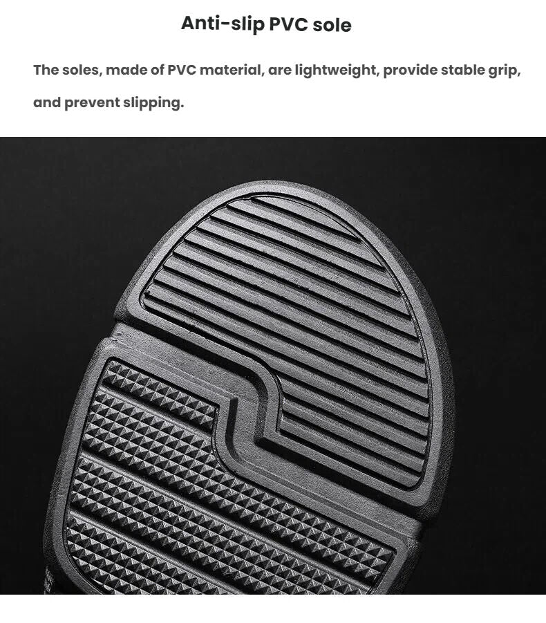 Men's Flip Flops: 4 Colors, EVA-PVC Blend, Comfort & Style for Summer Beach & Daily Wear(Black-gray-40)