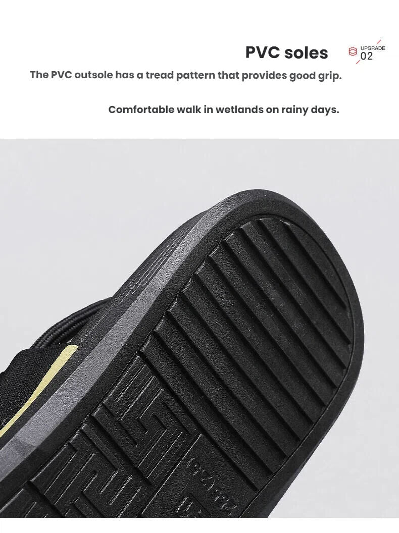 Men's Outdoor Non-Slip Sandals, EVA Lightweight Thick-Sole Beach Slippers for Casual &ports(brown-45)