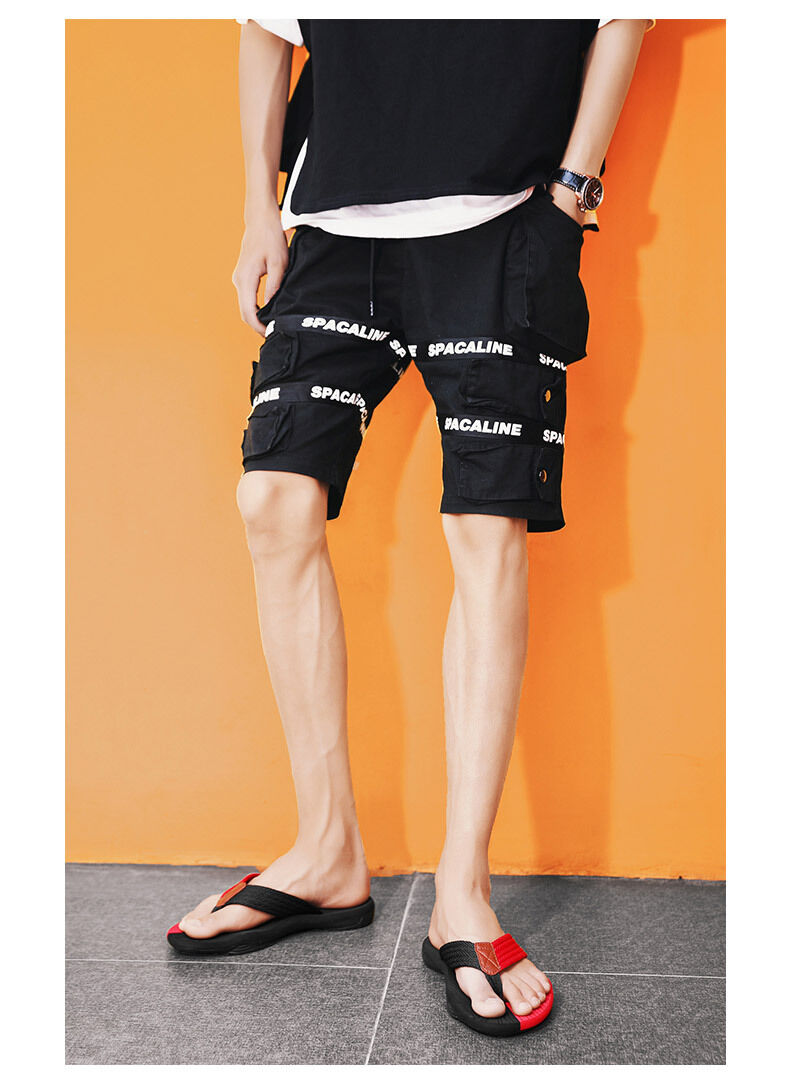 Men's Outdoor Non-Slip Flip Flops, 6 Colors EVA Lightweight Thick-Sole Beach Sandals for Casual & Sports(red and black-41)