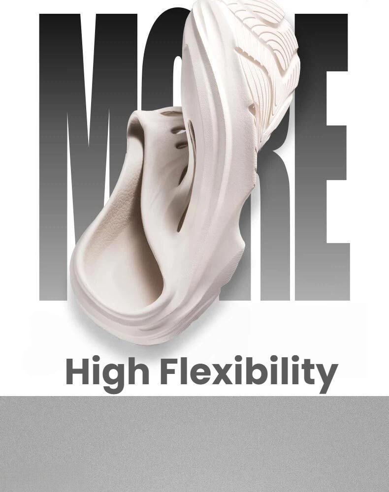 Men's Summer EVA Crocs with 3 Color Options - Breathable, Non-Slip, Comfortable Beach & Casual Sandals(khaki-44.5-45)