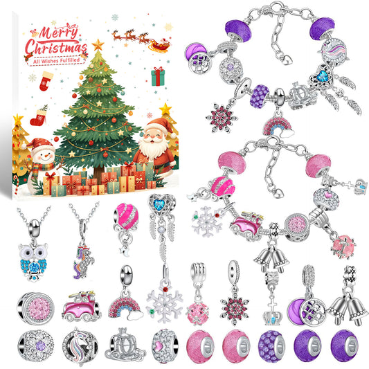 Christmas DIY Jewelry & Craft Advent Calendar(YD-06,20*17*1.3cm)